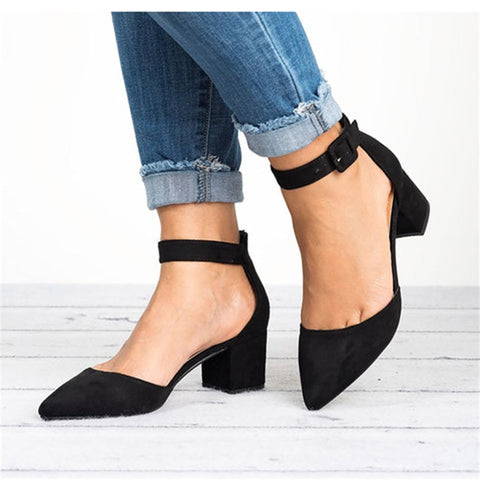 New Fashion Woman Faux Suede Pumps Sexy Open Toe Ankle BootS