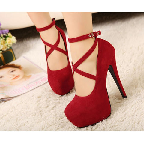 2020 New Women Pumps Spring Fall Office Shoes Breathable Hollow Out Square Heel Boots Woman Platform Heels Party Wedding Shoes