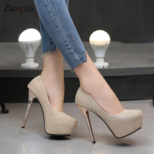 platform heels shoes woman pumps wedding party shoes women